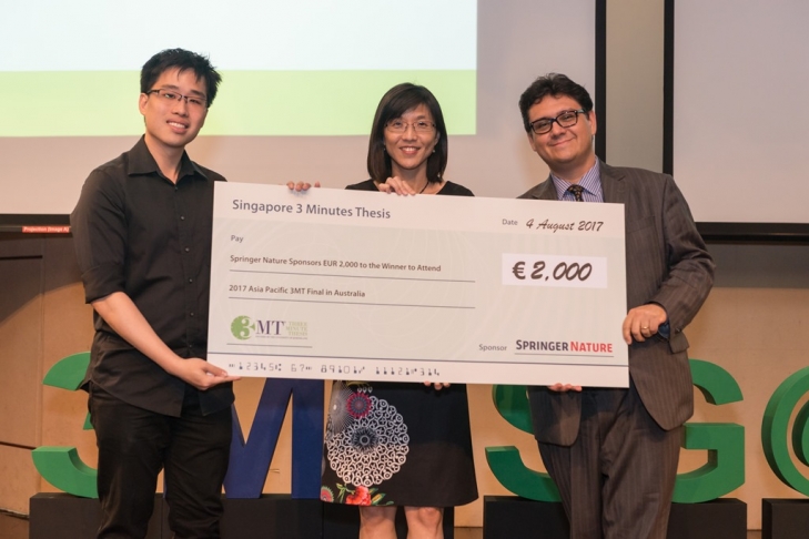 SMU’s PhD student won the inaugural Singapore Three Minute Thesis competition