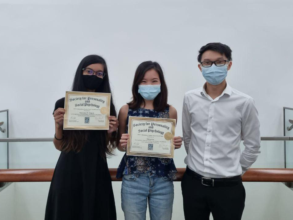 2 SMU Social Science students won awards from Society for Personality and Social Psychology's Annual Convention