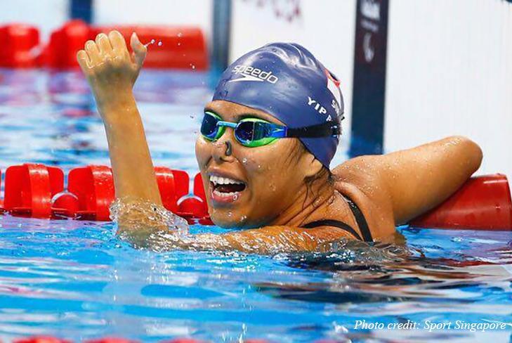 Yip Pin Xiu wins 50m backstroke silver