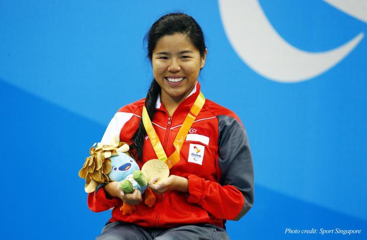 The Dean, Faculty, staff and students from SOSS congratulate Pin Xiu on her outstanding performance at the Paralympics at Rio